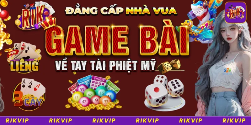 Kho game phong phú của cổng game Rikvip