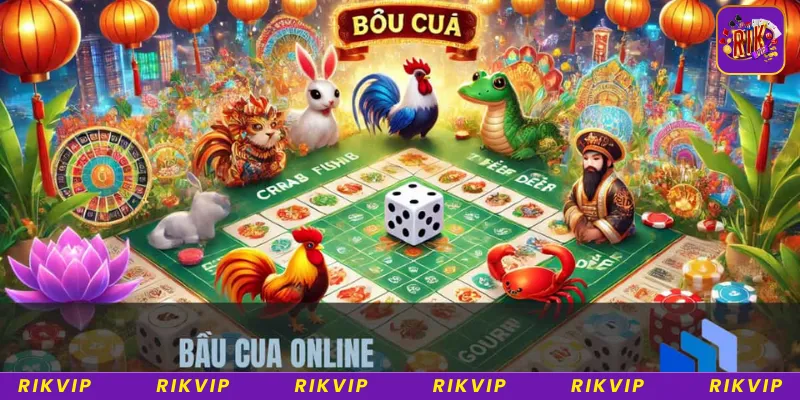 Ưu điểm Bầu Cua online Rikvip